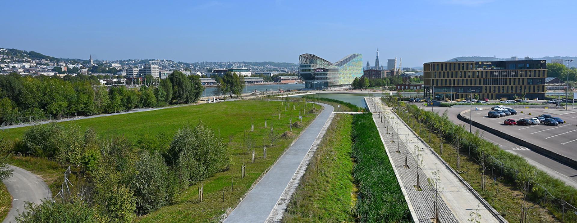 Presqu'ile Rollet du port de Rouen