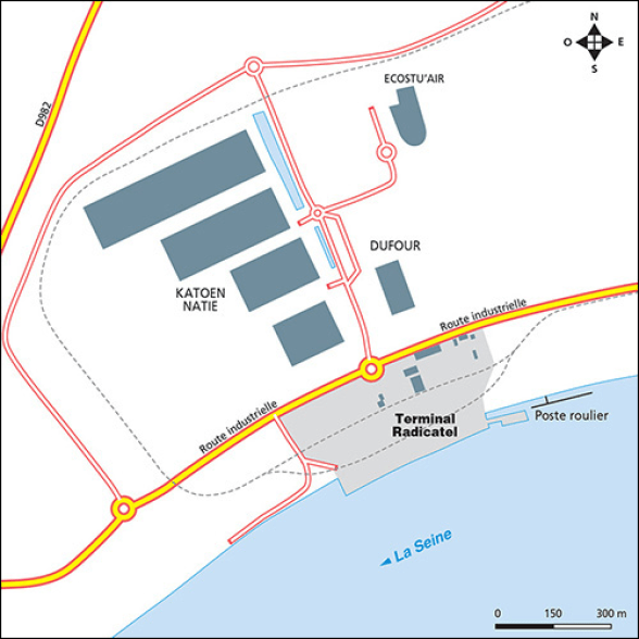 plan du quai de Radicatel avant projet - Agrandir l'image, fenêtre modale